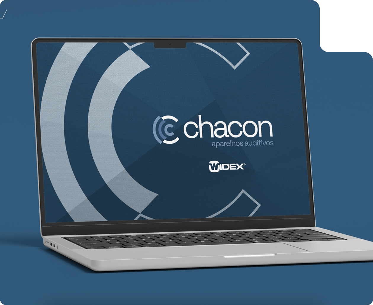 Identidade Chacon apresentada em um notebook